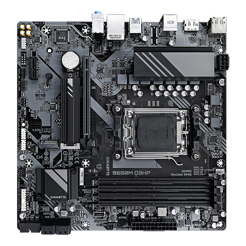 GIGABYTE B650M D3HP bundkort AMD B650 Sokkel AM5 micro ATX - Billede 4